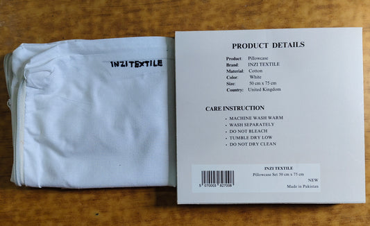 INZI TEXTILE Luxury Pillowcase Set – Smooth, Durable, Hotel Quality